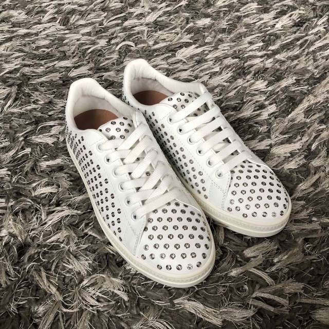 ブラウン×ピンク 再値下 ALAIA アライヤ スニーカー - 通販 - www
