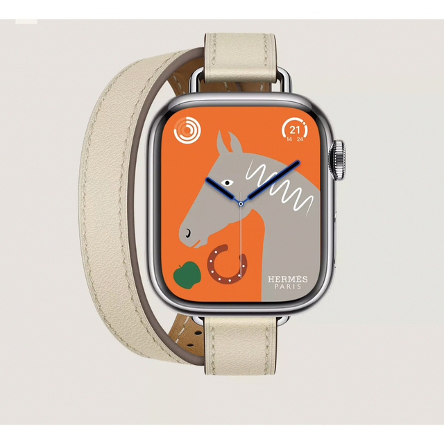 Series8 ケース&Apple Watch Hermès ドゥブルトゥール レディースのファッション小物(腕時計)の商品写真