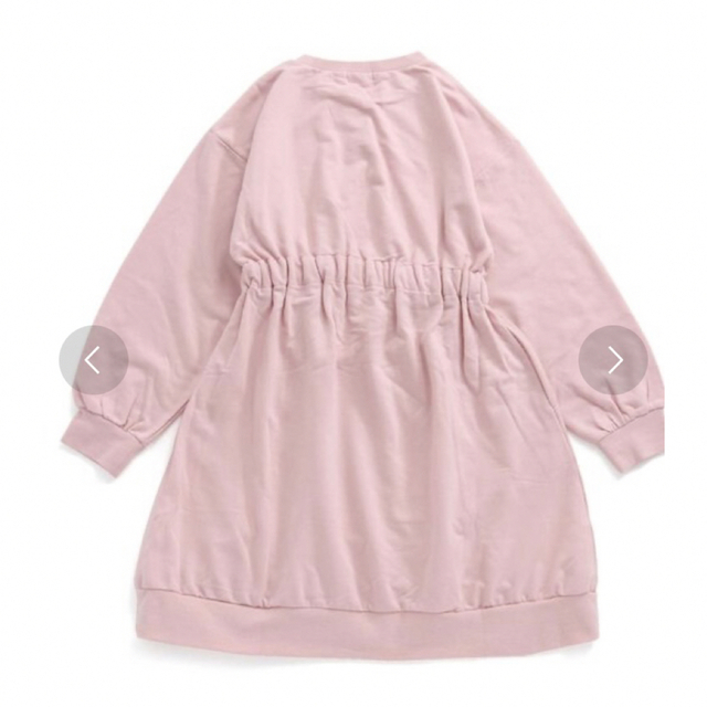 ALGY(アルジー)のアルジーALGY☆ロゴりぼんワンピース【S】140-150 キッズ/ベビー/マタニティのキッズ服女の子用(90cm~)(ワンピース)の商品写真