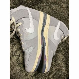 ナイキ(NIKE)のダンクハイ　28.5 グレー(スニーカー)