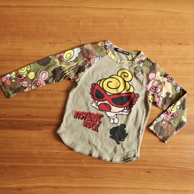 HYSTERIC MINI(ヒステリックミニ)のヒスミニ　90cm　ロンT キッズ/ベビー/マタニティのキッズ服女の子用(90cm~)(Tシャツ/カットソー)の商品写真