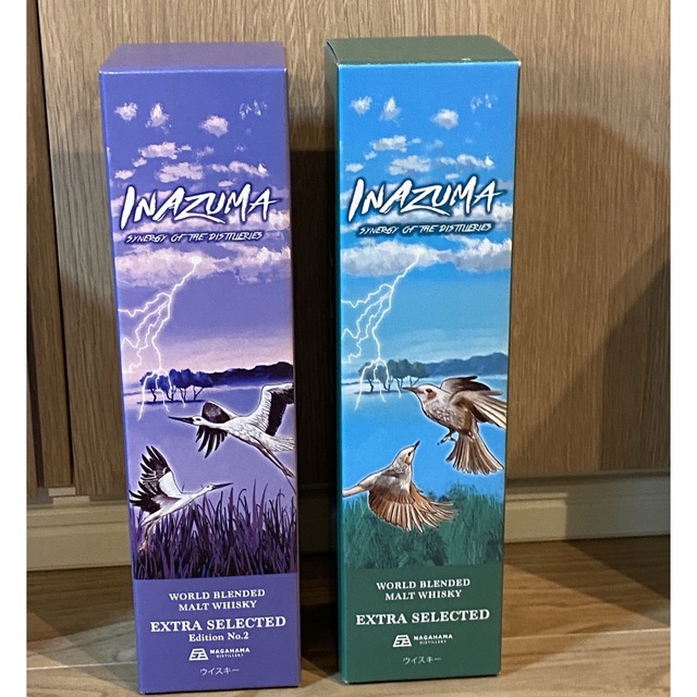 お得な 長濱蒸留所 INAZUMA(イナズマ) 限定品2本セット 食品/飲料/酒