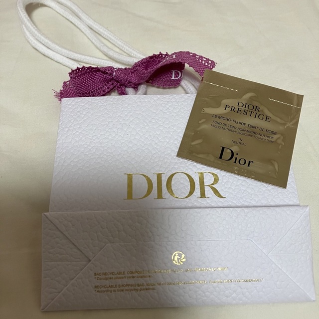 Dior(ディオール)のディオール ファンデーション サンプル コスメ/美容のベースメイク/化粧品(ファンデーション)の商品写真