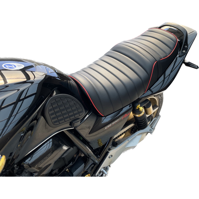 赤&黒タックロールシート ホンダ CB400SF SB NC39 NC42最終型 - パーツ