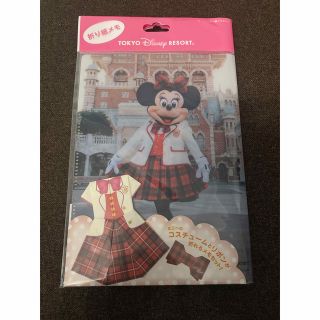 ディズニー(Disney)の【本日限定値下げ】Disney 折り紙メモ　　ミニーちゃん　ディズニー(キャラクターグッズ)