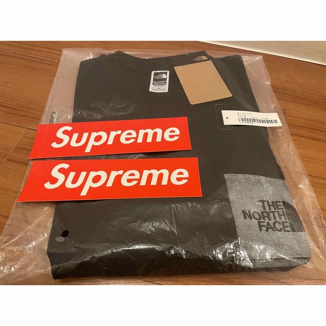 Supreme North Face Printed Pocket Tee 黒S