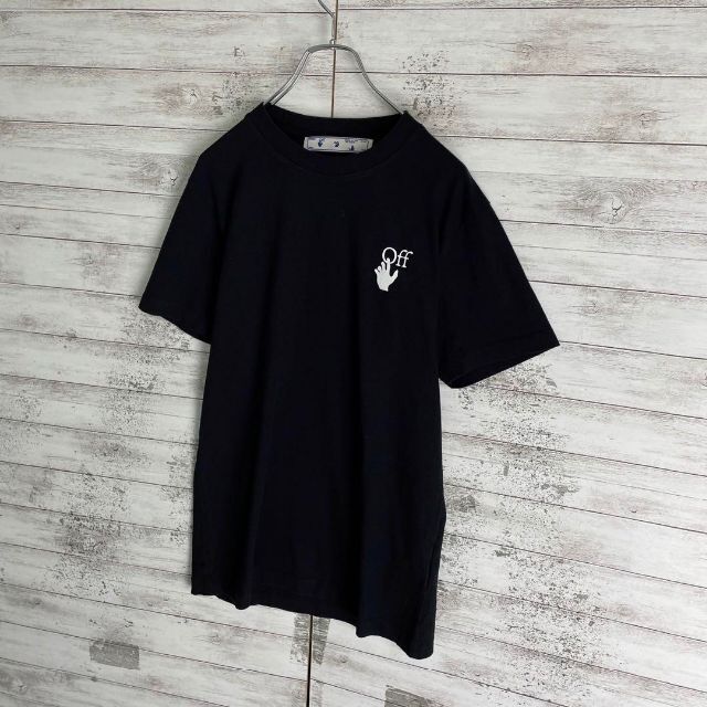 7349【即完売モデル】オフホワイト☆ビッグロゴ定番カラーtシャツ入手困難　美品