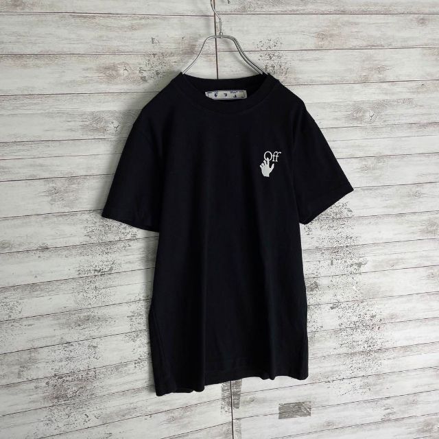 7349【即完売モデル】オフホワイト☆ビッグロゴ定番カラーtシャツ入手困難　美品