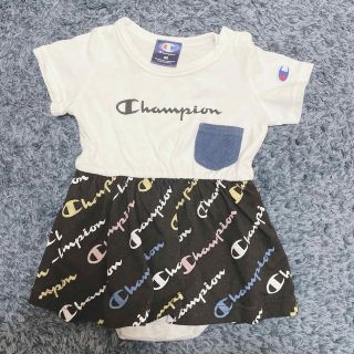 チャンピオン(Champion)のチャンピオン　ロンパース　80 女の子(ロンパース)