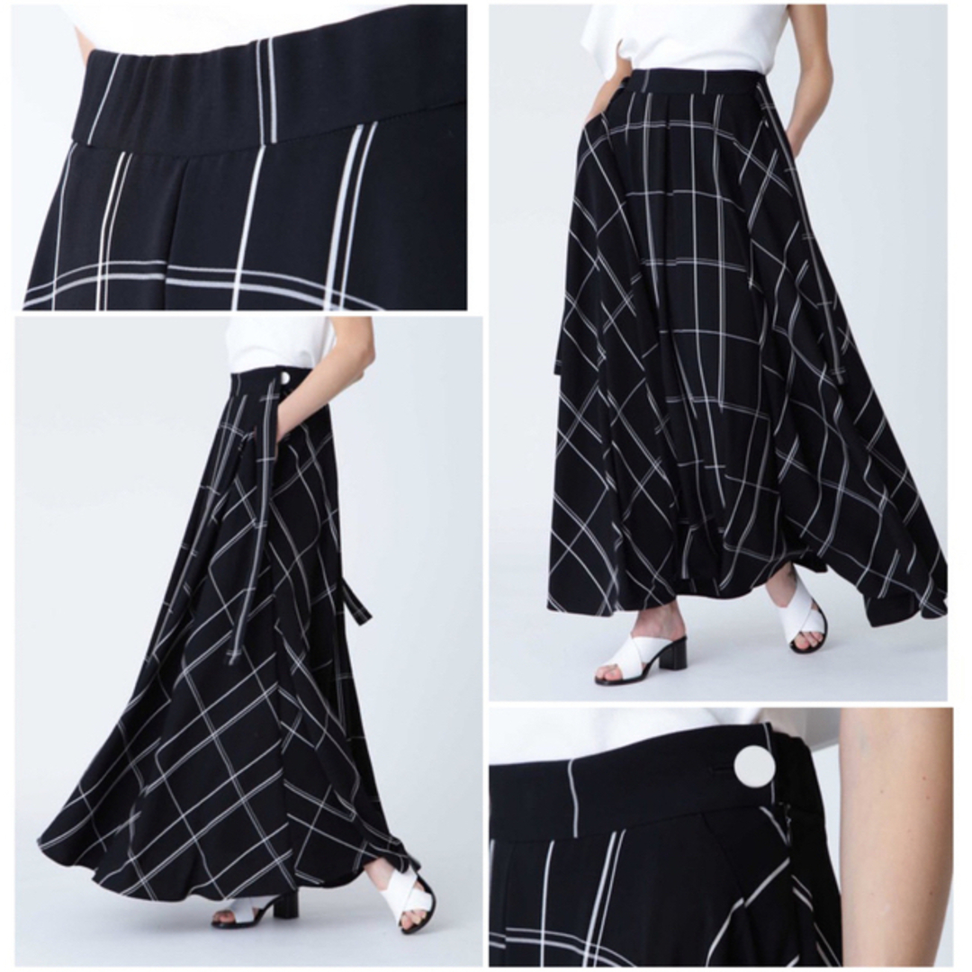 タグ有り美品】アドーア⭐️定価50600円 ADORE チェックフレアスカート