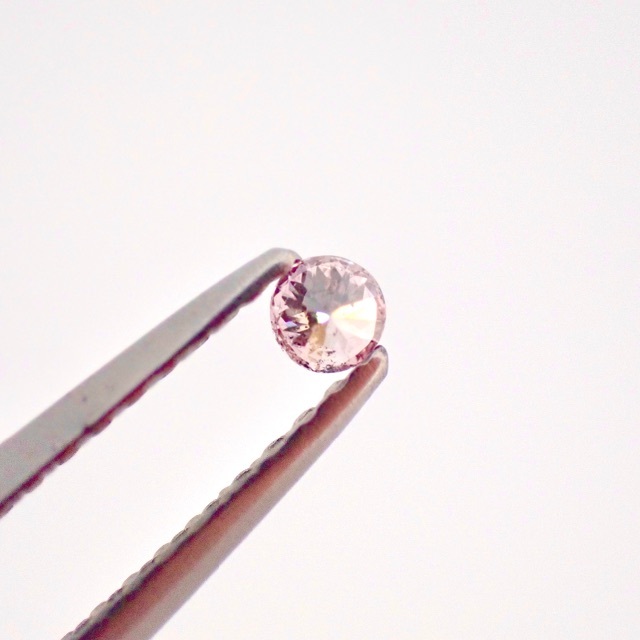 希少】 0.048ct ファンシー ピンク ダイヤモンド ルース 裸石 天然-