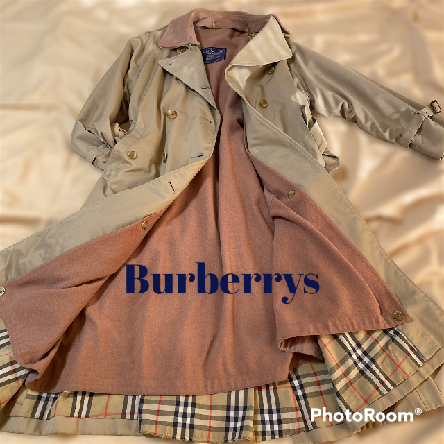 BURBERRY - Burberry's トレンチコート ノバチェック ベージュ 襟付