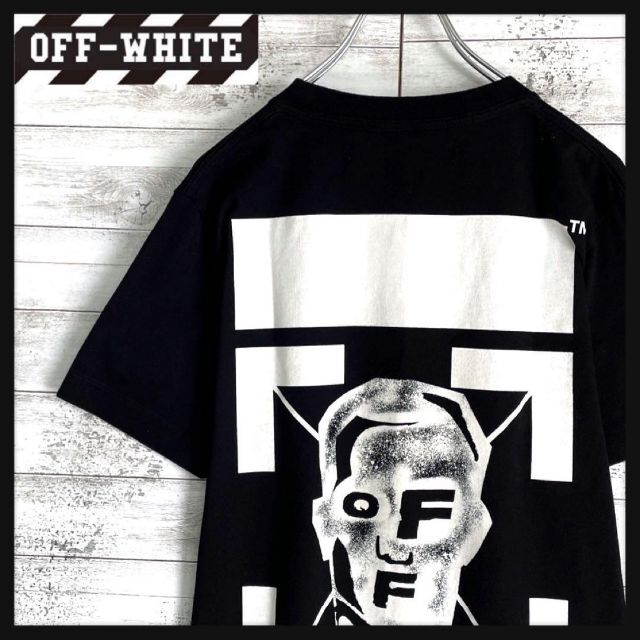 OFF-WHITE - 7351【即完売モデル】オフホワイト☆ビッグロゴ定番カラー 