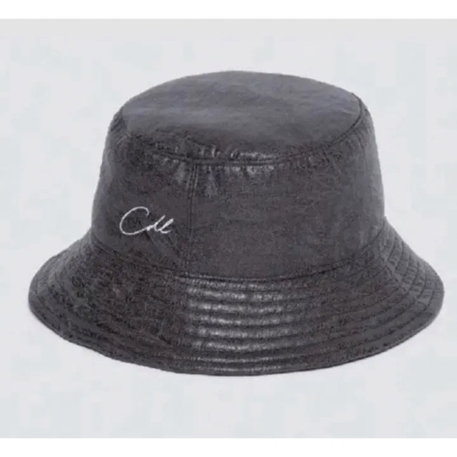ADDITION ADELAIDE(アディッションアデライデ)の登坂広臣 CDL FAUX LEATHER HAT バケハ M バケットハット メンズの帽子(ハット)の商品写真
