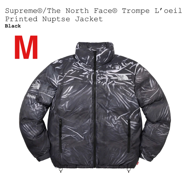 Supreme(シュプリーム)のSupreme The North Nuptse Jacket Black M メンズのジャケット/アウター(ダウンジャケット)の商品写真