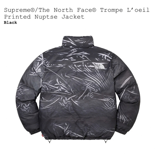 Supreme(シュプリーム)のSupreme The North Nuptse Jacket Black M メンズのジャケット/アウター(ダウンジャケット)の商品写真