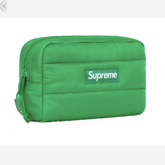 supreme puffer pouch Green