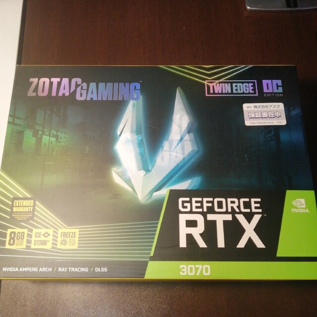 スマホ/家電/カメラZOTAC GeForce RTX 3070 Twin Edge OC LHR版