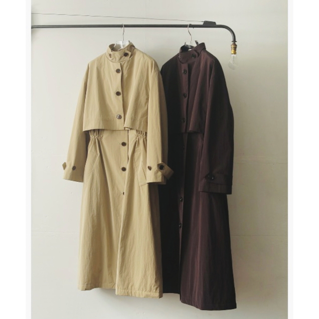 Todayful Cape Trench Coat ケープ トレンチコート36 男女兼用 33%割引