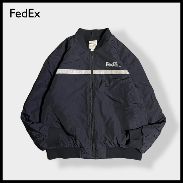 希少 FedEx ナイロンジャケット フェデックス リフレクター-