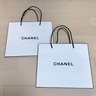 シャネル(CHANEL)のCHANELシャネルショッパーショップ袋2枚セット(ショップ袋)