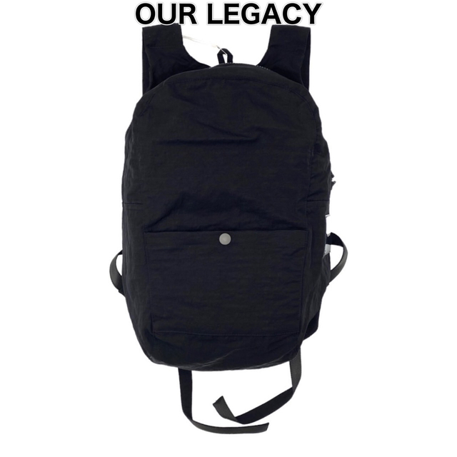 OUR LEGACY アワーレガシー ブラック バックパック リュック バッグ | フリマアプリ ラクマ