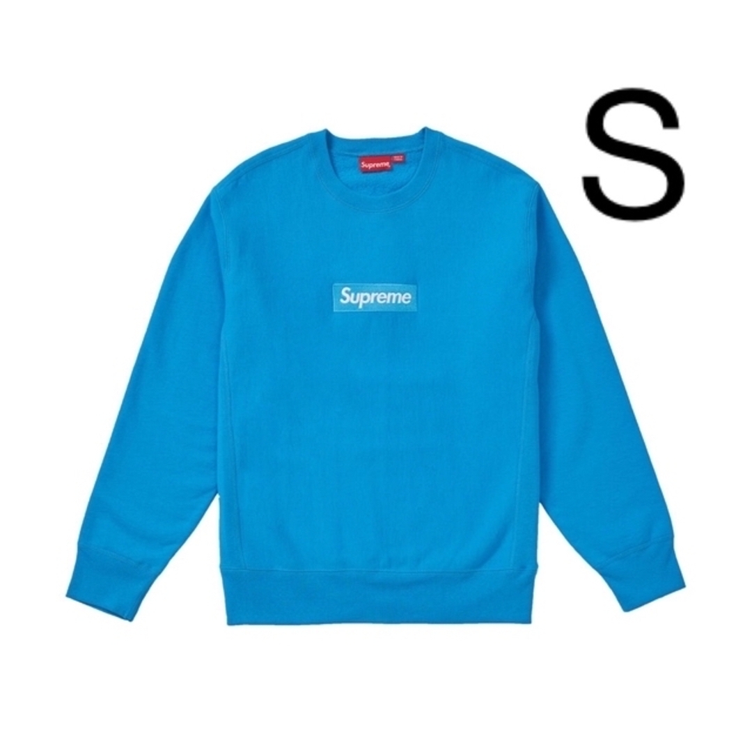 supreme box logo crewneck Bright Royal S