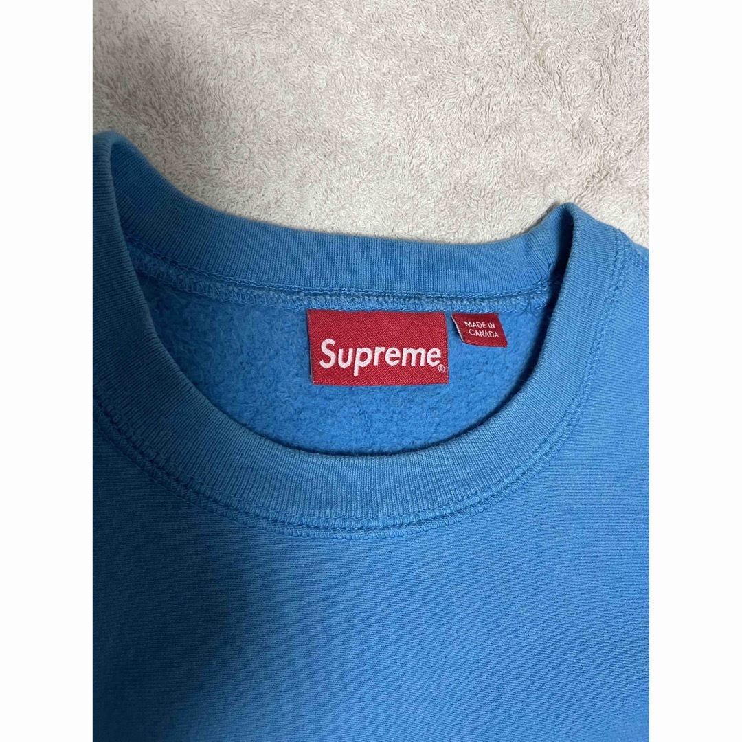 L supreme box logo crewneck bright royal