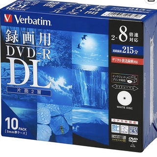新品未使用　DVD-R DL CPRM 215分 9枚 8.5GB(DVDレコーダー)