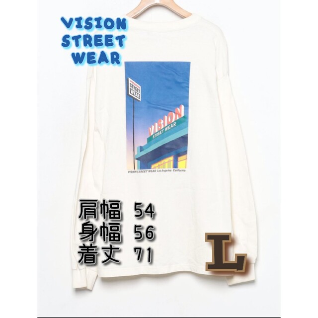 VISION STREET WEAR(ヴィジョン ストリート ウェア)の先行公開66 【VISION STREET WEAR】バックプリントロンT メンズのトップス(Tシャツ/カットソー(七分/長袖))の商品写真