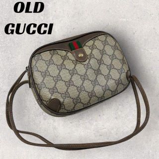 Gucci - 【良品】オールドグッチ ショルダーバッグ PVC GG シェリー