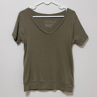 ベイフロー(BAYFLOW)のBAYFLOW ＶネックTシャツ 半袖 Sサイズ(Tシャツ(半袖/袖なし))