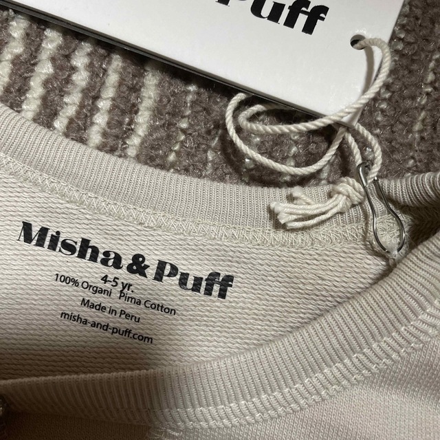 Misha & Puff(ミーシャアンドパフ)のfrench terry sweatshirt misha&puff キッズ/ベビー/マタニティのキッズ服女の子用(90cm~)(Tシャツ/カットソー)の商品写真
