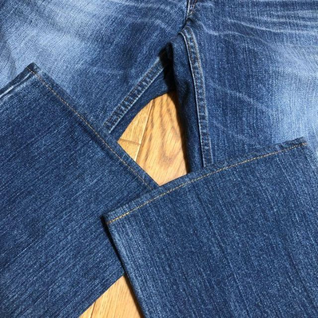 BLUE BLUE(ブルーブルー)の日本製 BLUE BLUE デニム ワーク 32サイズ フレア ブーツカット メンズのパンツ(デニム/ジーンズ)の商品写真