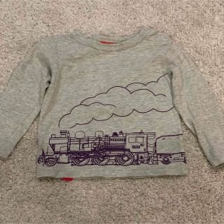 オジコ(OJICO)のロンT 80 2A 長袖　Tシャツ　蒸気機関車　グレー　SL 人吉 熊本　オジコ(Ｔシャツ)