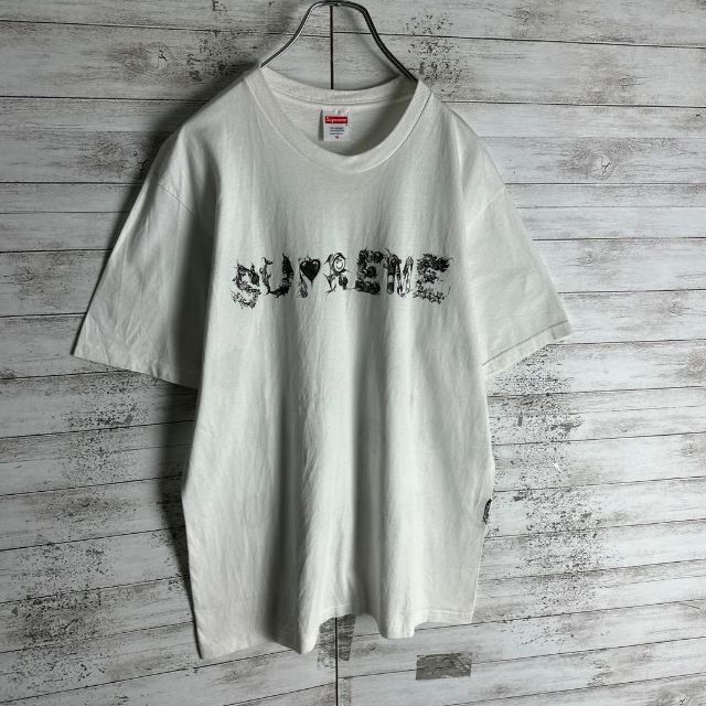 7480 【入手困難】シュプリーム☆ビッグロゴ定番カラー人気デザインtシャツ