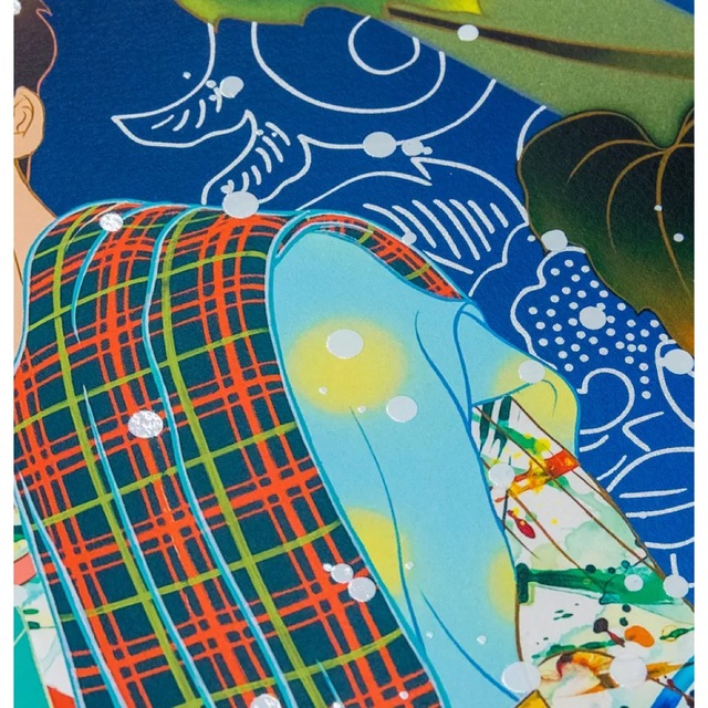 SALE/101%OFF】 特価 額装 松山智一 Perfect All Alone Ironic