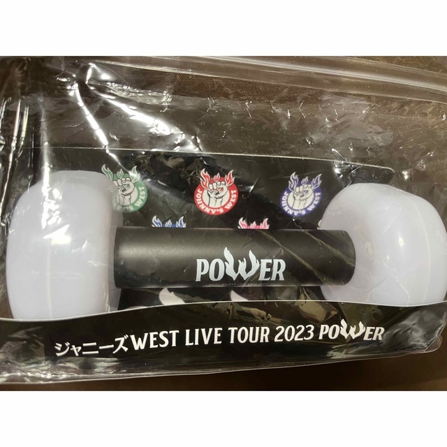 ジャニーズWEST(ジャニーズウエスト)のジャニーズWEST POWERペンライト  エンタメ/ホビーのタレントグッズ(アイドルグッズ)の商品写真