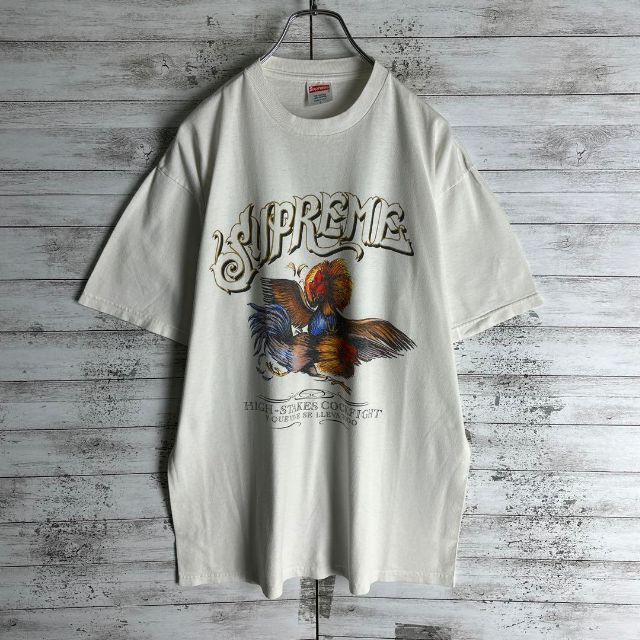 7487 【入手困難】シュプリーム☆ビッグロゴ定番カラー人気デザインtシャツ