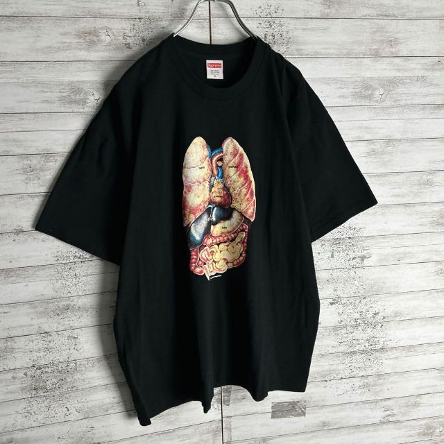 7489 【希少XLサイズ】シュプリーム☆ビッグロゴ定番カラーtシャツ美品