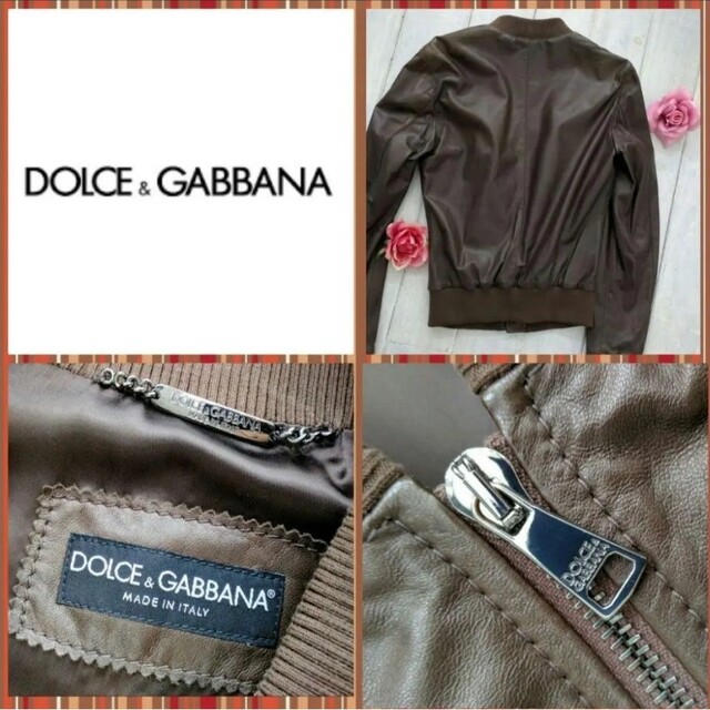 DOLCE&GABBANA - 定22万 新品 ☆ドルチェ&ガッバーナ ラムレザー