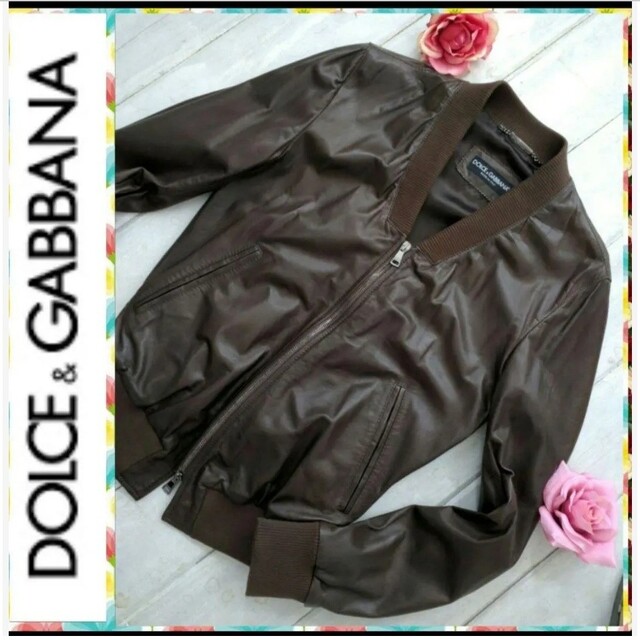 DOLCE&GABBANA - 定22万 新品 ☆ドルチェ&ガッバーナ ラムレザー