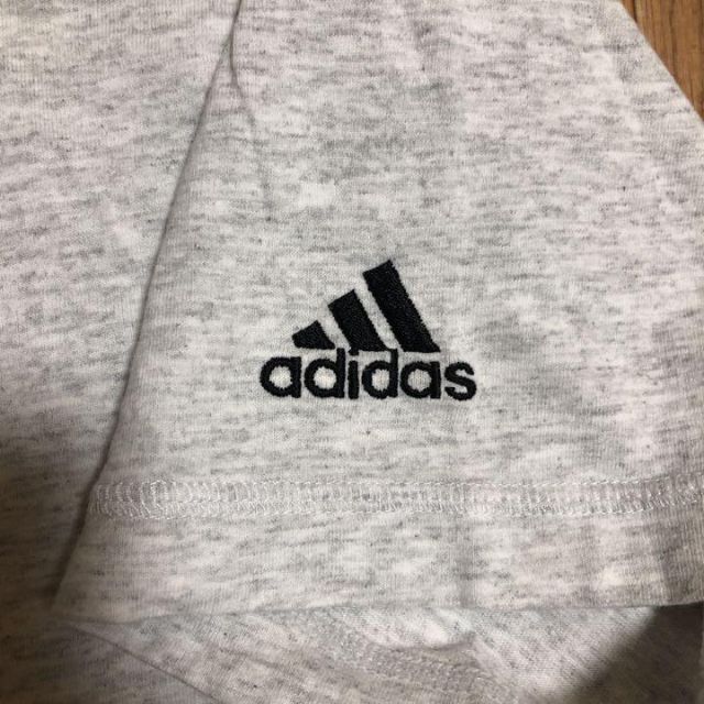 adidas(アディダス)のadidas ヘンリーネックシャツ グレー 霜降り L UEFA メンズのトップス(Tシャツ/カットソー(半袖/袖なし))の商品写真