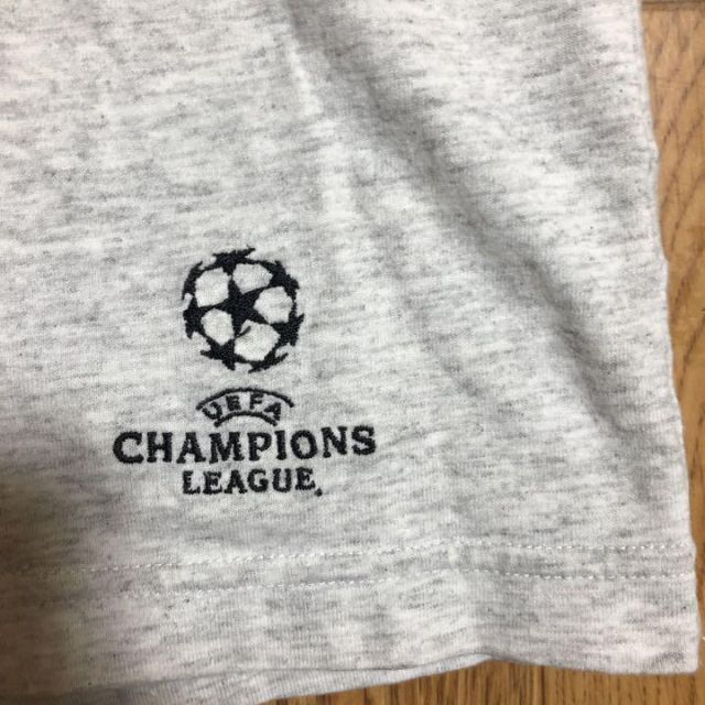 adidas(アディダス)のadidas ヘンリーネックシャツ グレー 霜降り L UEFA メンズのトップス(Tシャツ/カットソー(半袖/袖なし))の商品写真