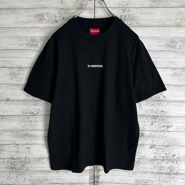 7406 【人気デザイン】シュプリーム☆ワンポイントロゴ定番カラーtシャツ　美品