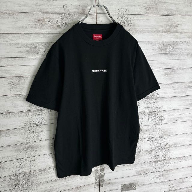 7406 【人気デザイン】シュプリーム☆ワンポイントロゴ定番カラーtシャツ　美品