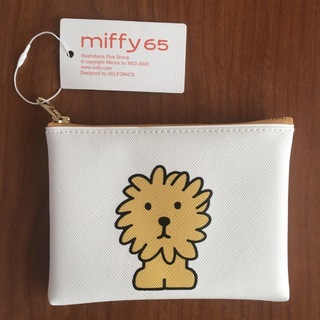 ミッフィー(miffy)のミッフィー展　65周年　ポーチ　らいおん(キャラクターグッズ)