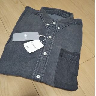 SSZ midnight denim shirt  M ブルー