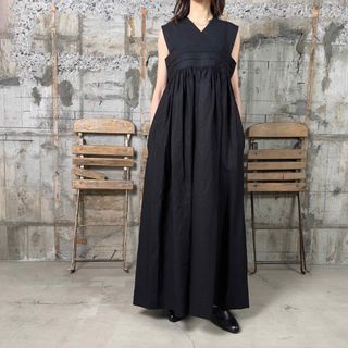 ハイク(HYKE)の新品未使用　24SS HYKE  ハイク  LINEN MAXI DRESS (ロングワンピース/マキシワンピース)