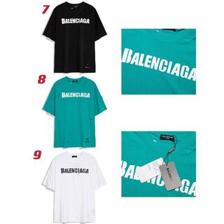 バレンシアガ(Balenciaga)の夏BALENCIAGA CREW  ツカットソーブラック バレンシアガ(Tシャツ/カットソー(半袖/袖なし))